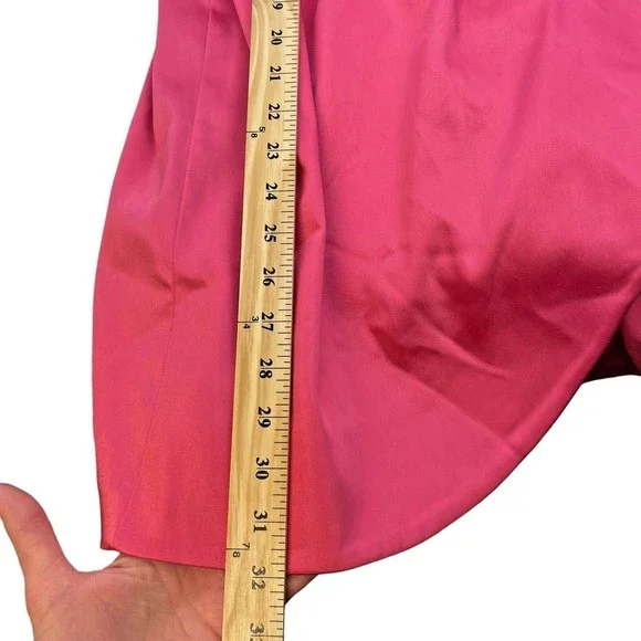 Tahari Pink Satin Dress Womens Size 10‎ NWT Spaghetti Strap Barbiecore Dress D52 - Picture 9 of 14